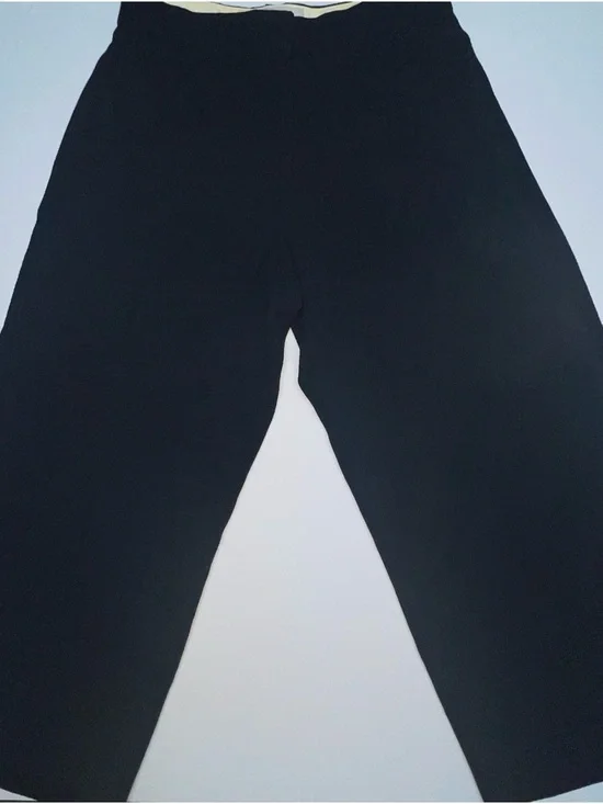 MM.LAFLEUR Dark Navy Wide Leg Pants Size 6 Career Office Workwear - Picture 2 of 10